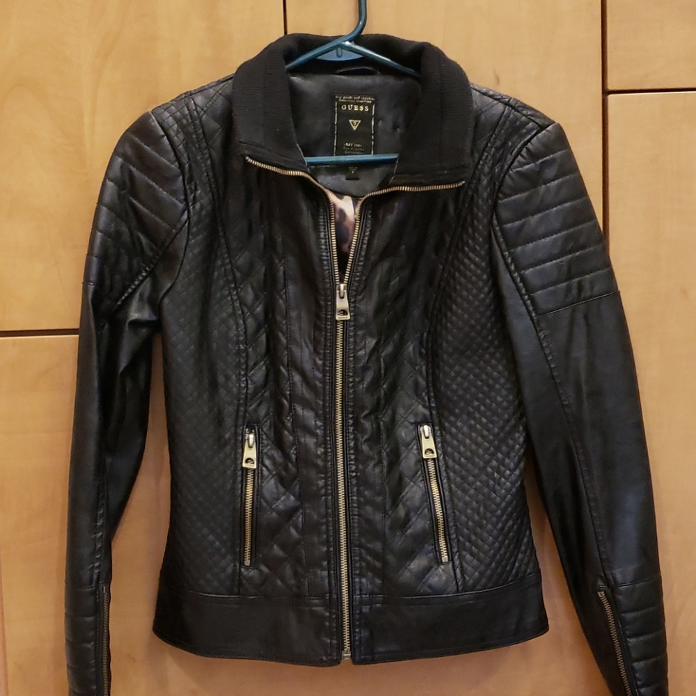 Guess Faux Leather Jacket